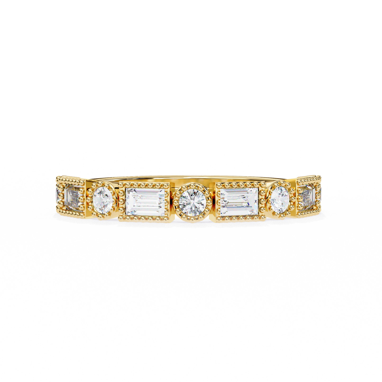Diamond Flash Band Ring