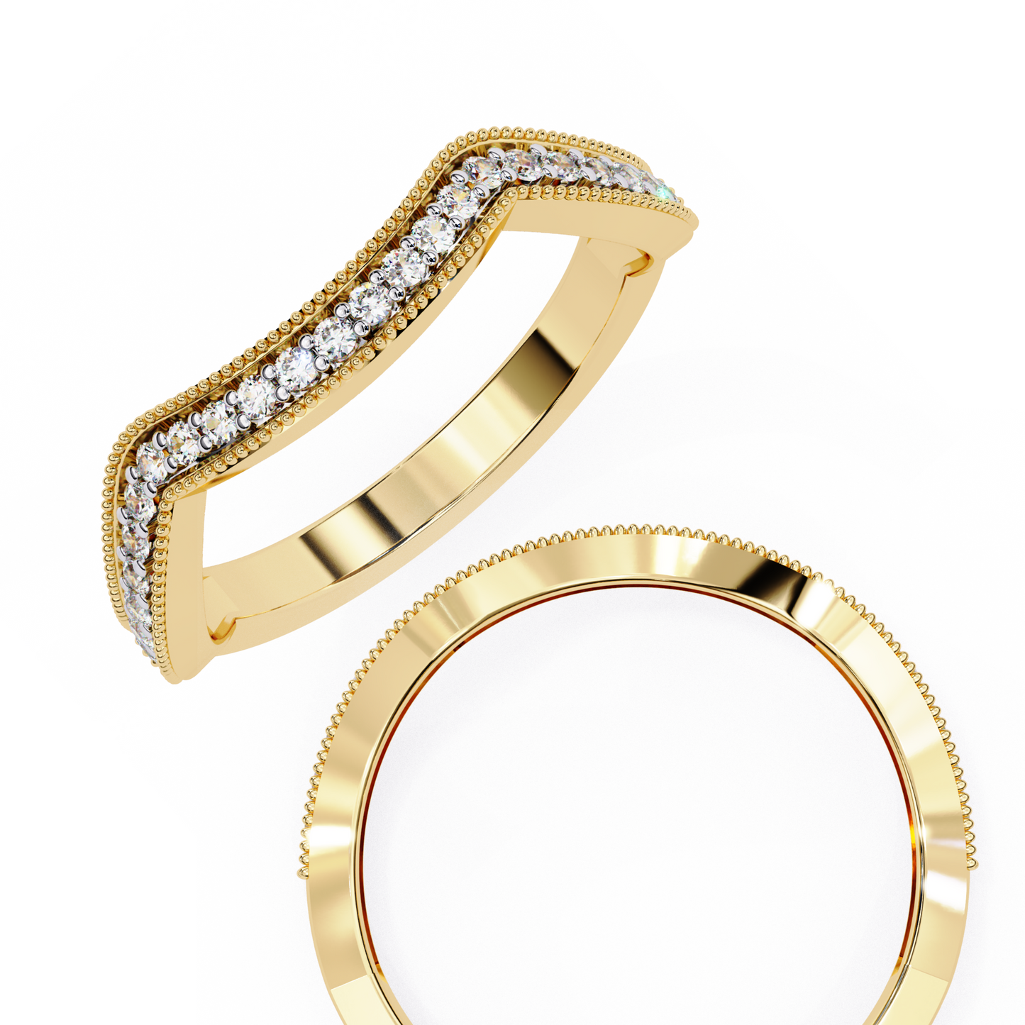 Blush Tiara Eternity Ring