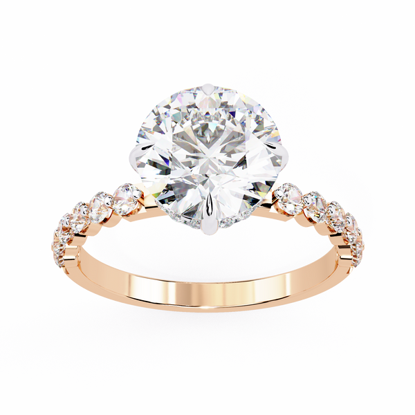 1.92 Carat Sparkling Round Solitaire Engagement Ring