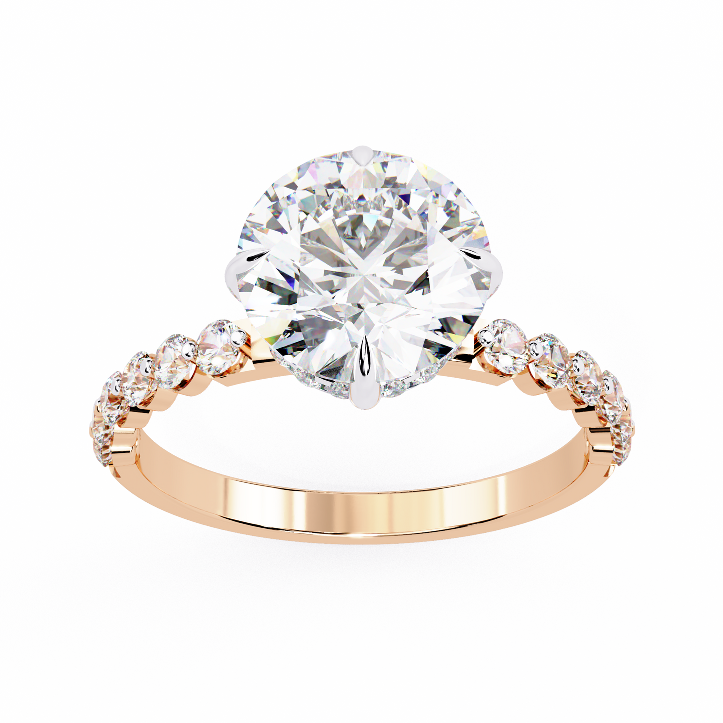 1.92 Carat Sparkling Round Solitaire Engagement Ring