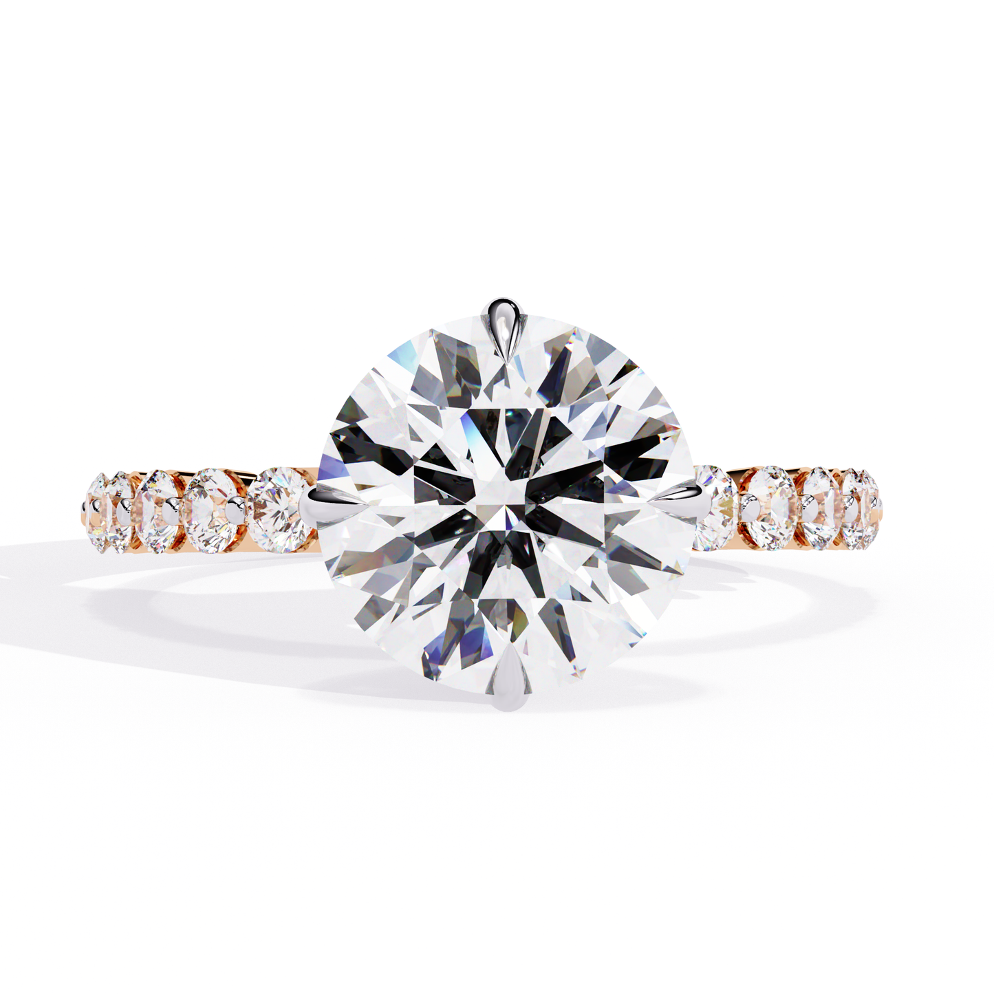 1.92 Carat Sparkling Round Solitaire Engagement Ring