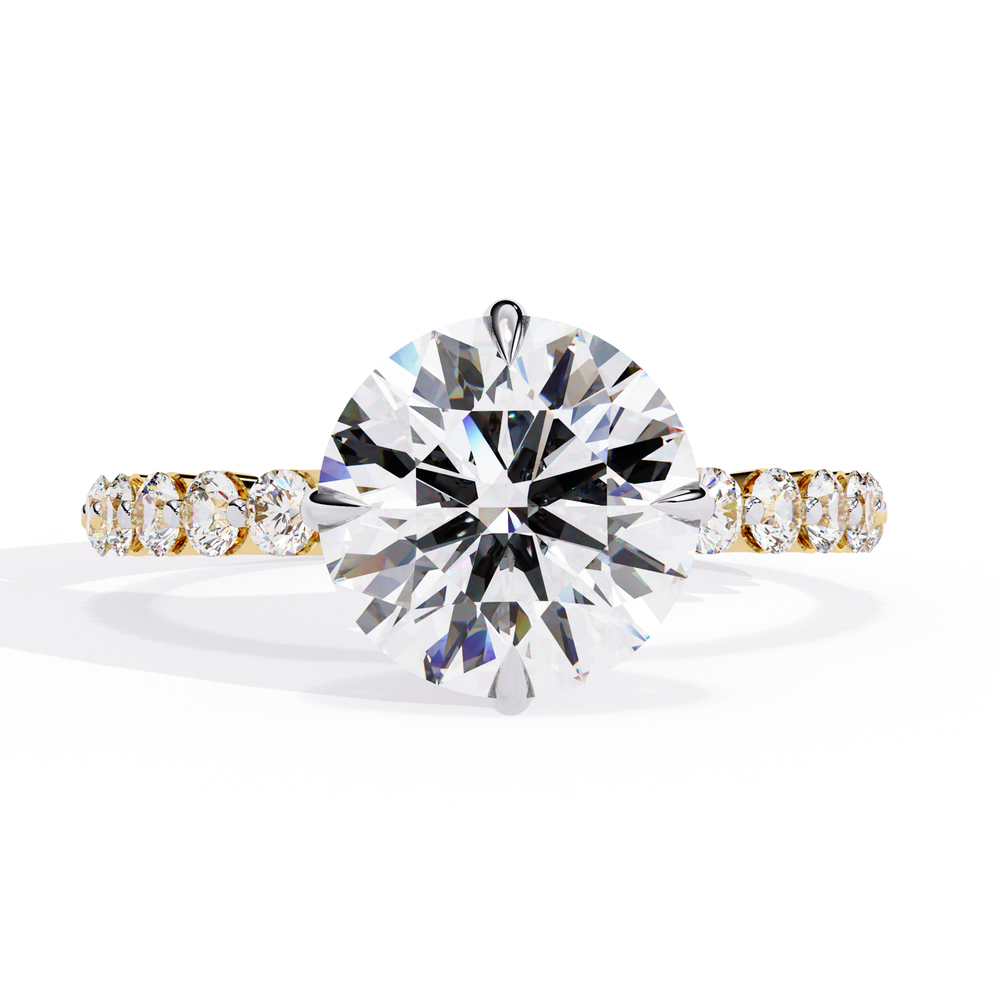 1.92 Carat Sparkling Round Solitaire Engagement Ring