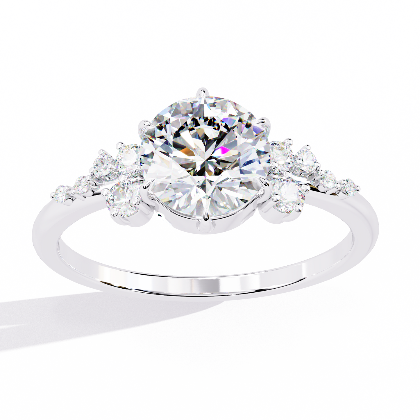 Glintz Round 1.18 Carat Solitaire Ring