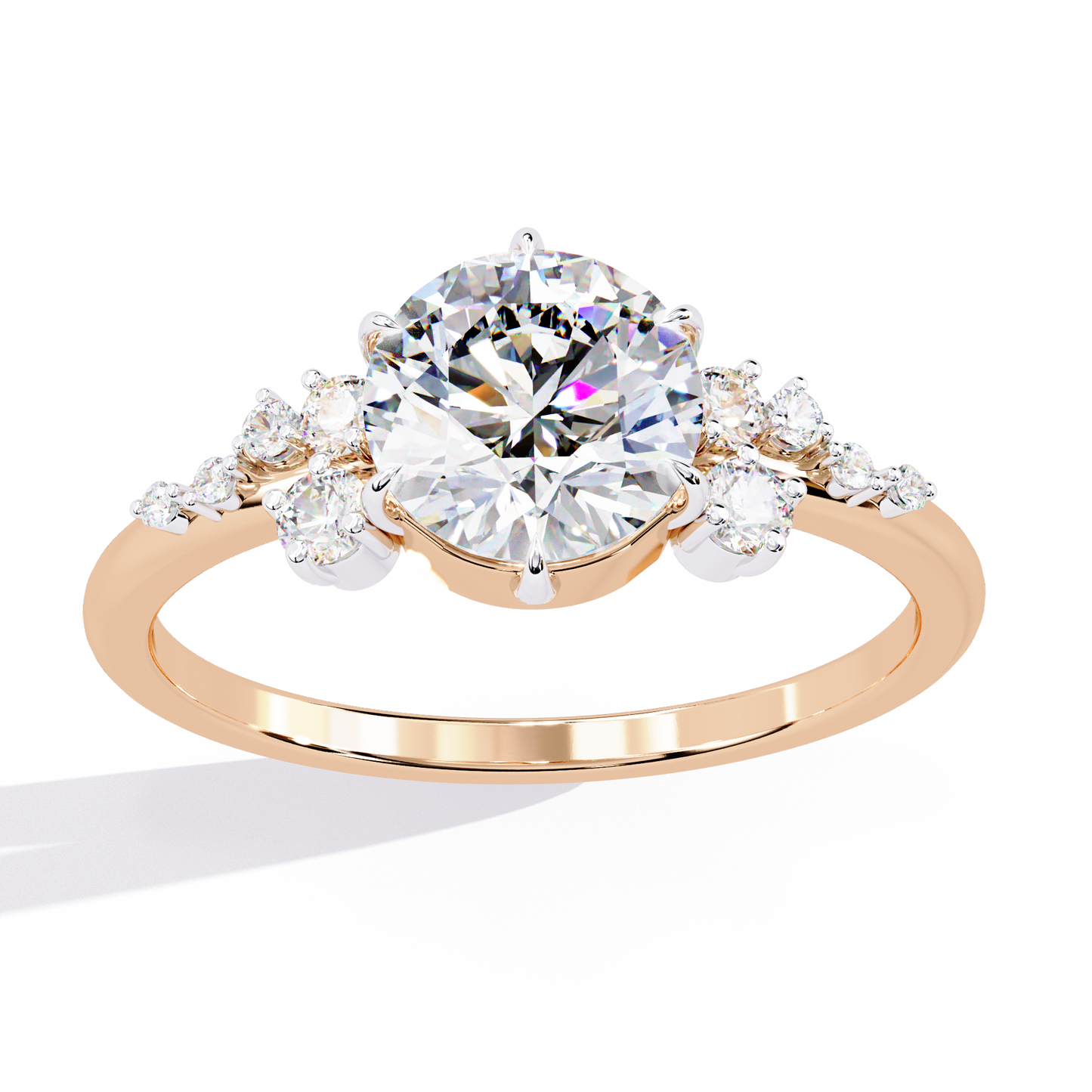 Glintz Round 1.18 Carat Solitaire Ring