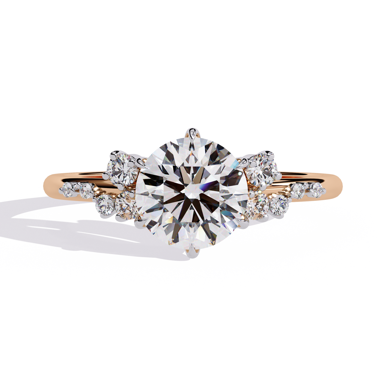 Glintz Round 1.18 Carat Solitaire Ring