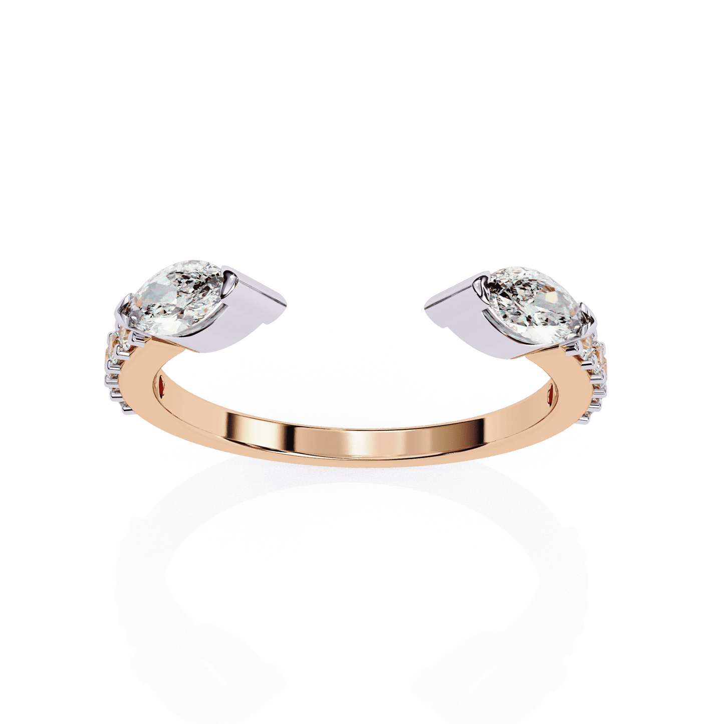 Marquise Mates Diamond Ring