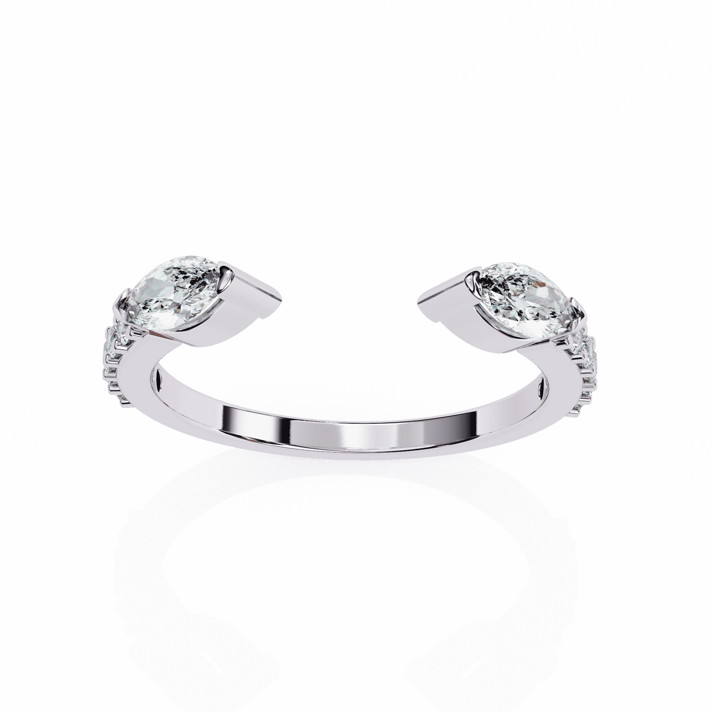 Marquise Mates Diamond Ring