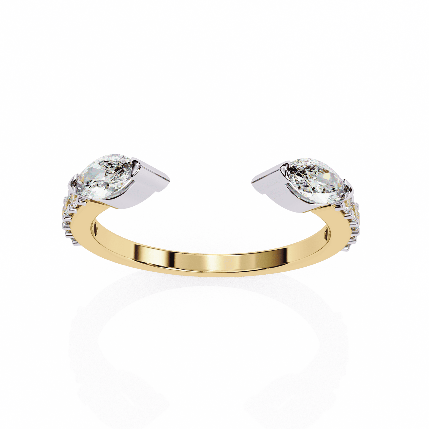 Marquise Mates Diamond Ring