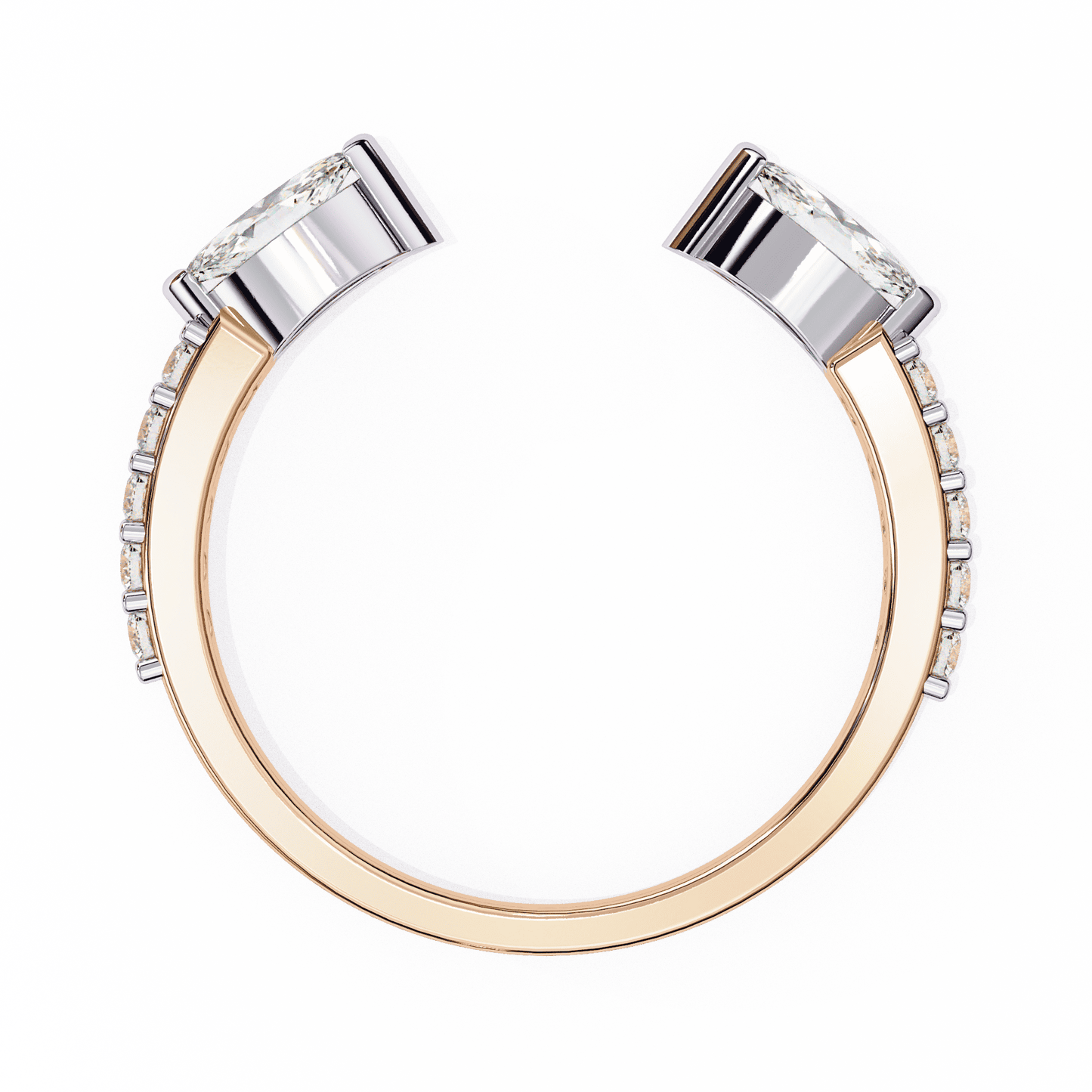 Marquise Mates Diamond Ring