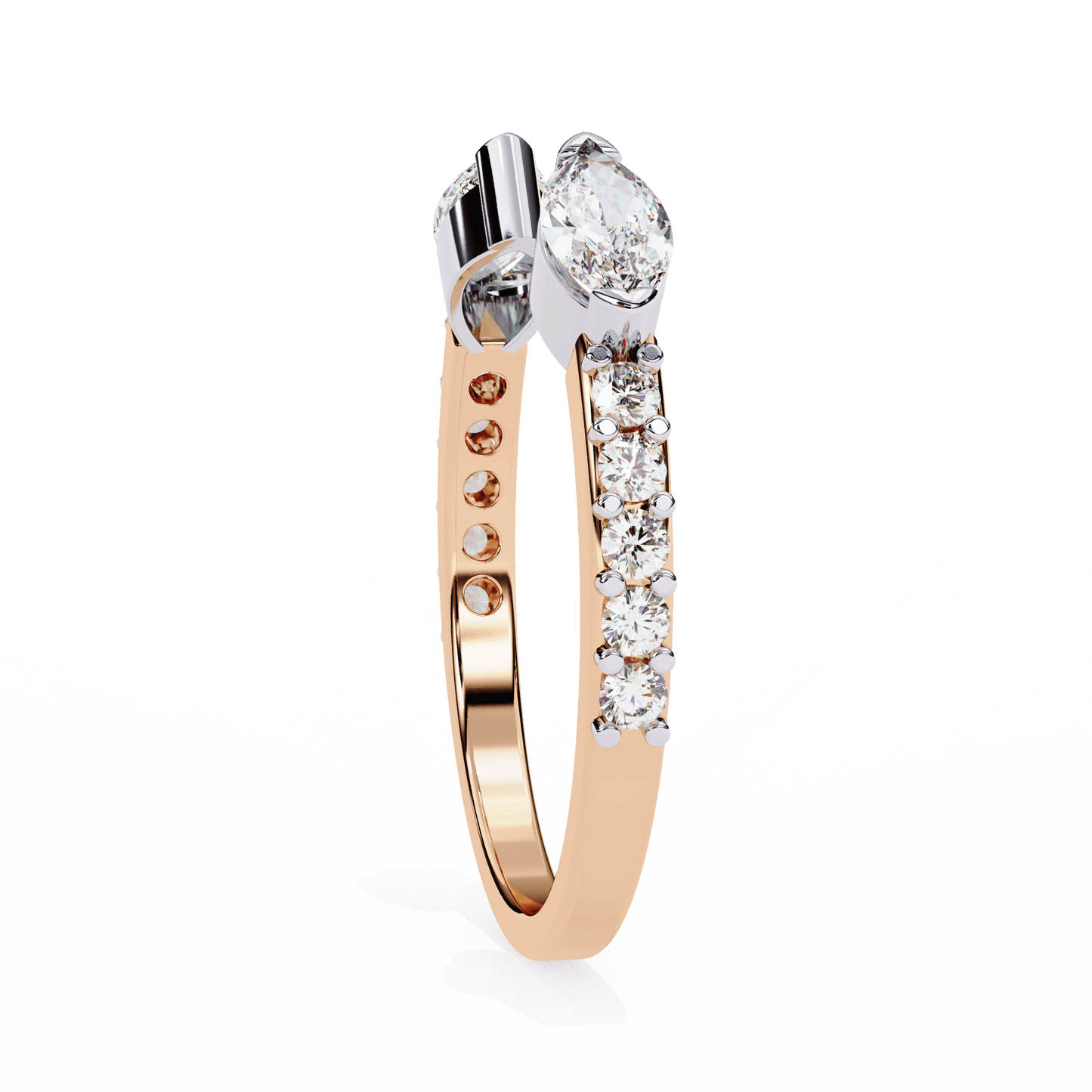 Marquise Mates Diamond Ring