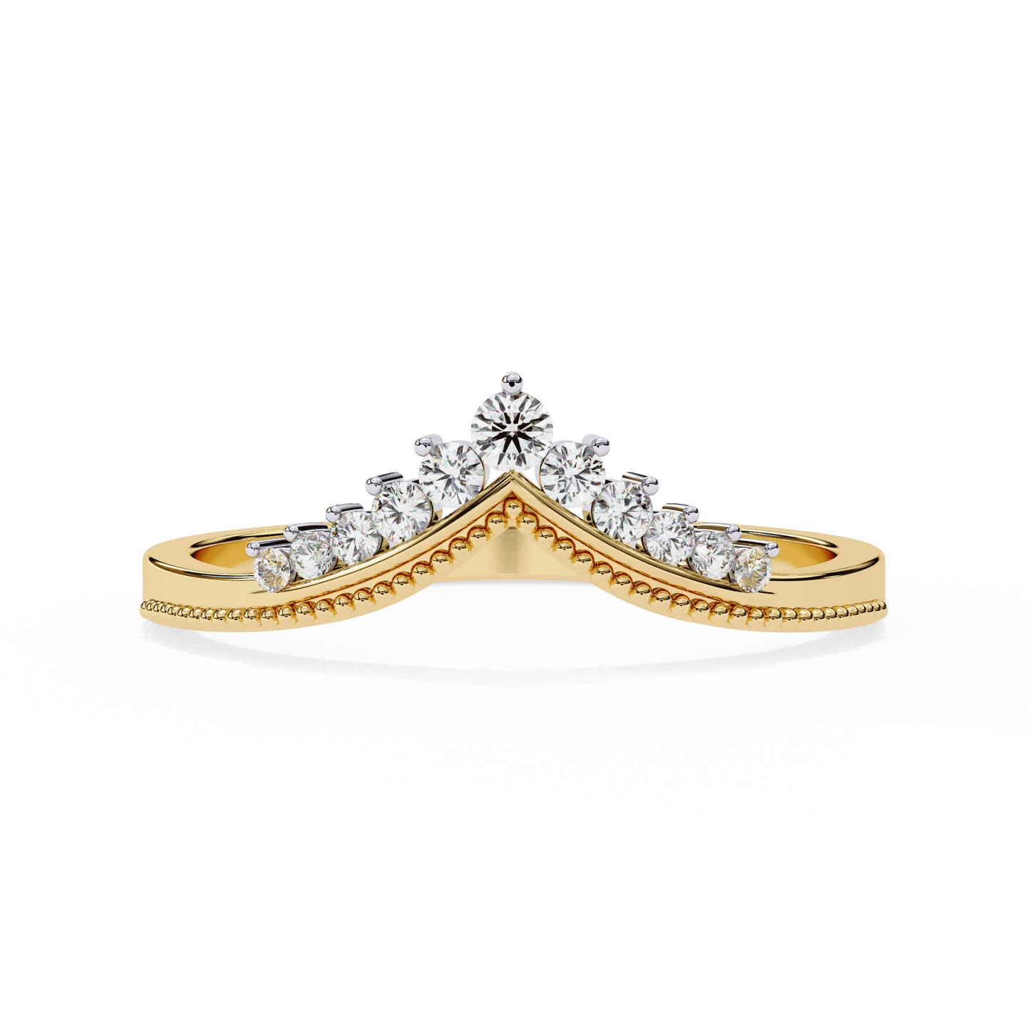 Crown Stars Diamond Band