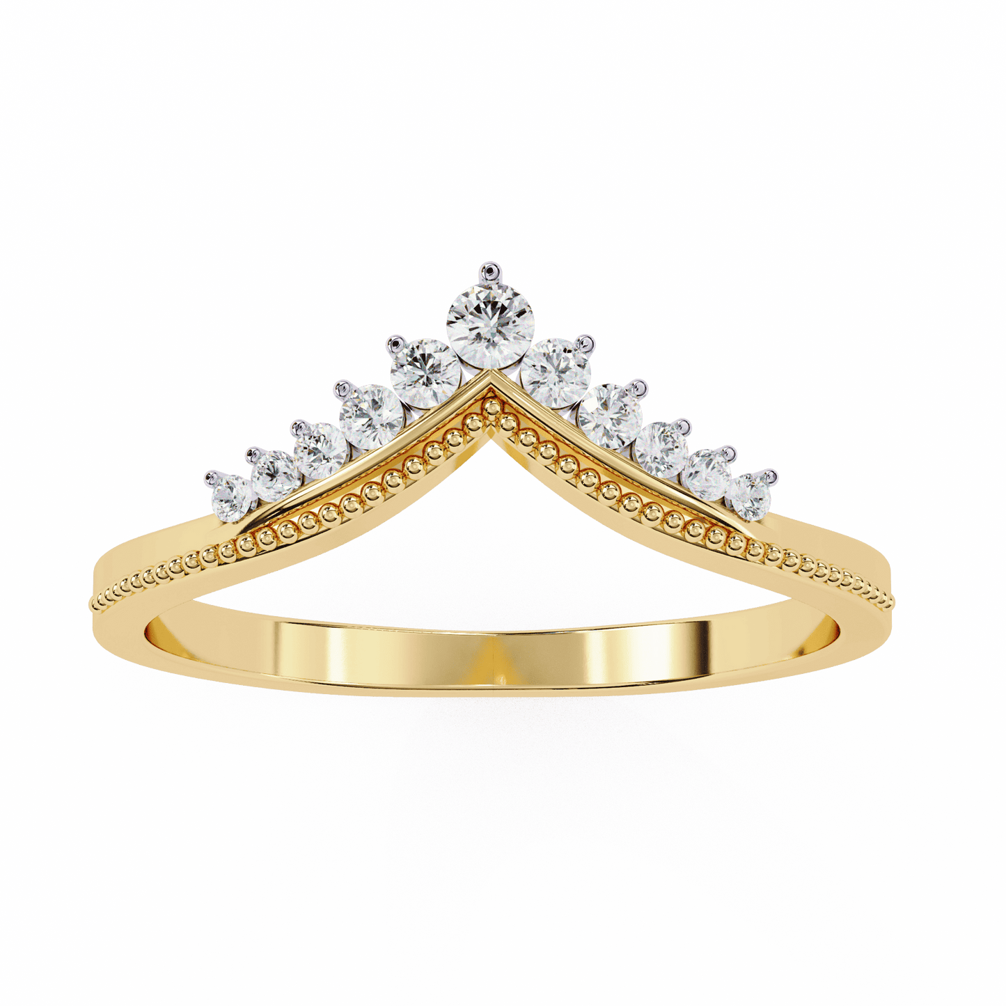 Crown Stars Diamond Band