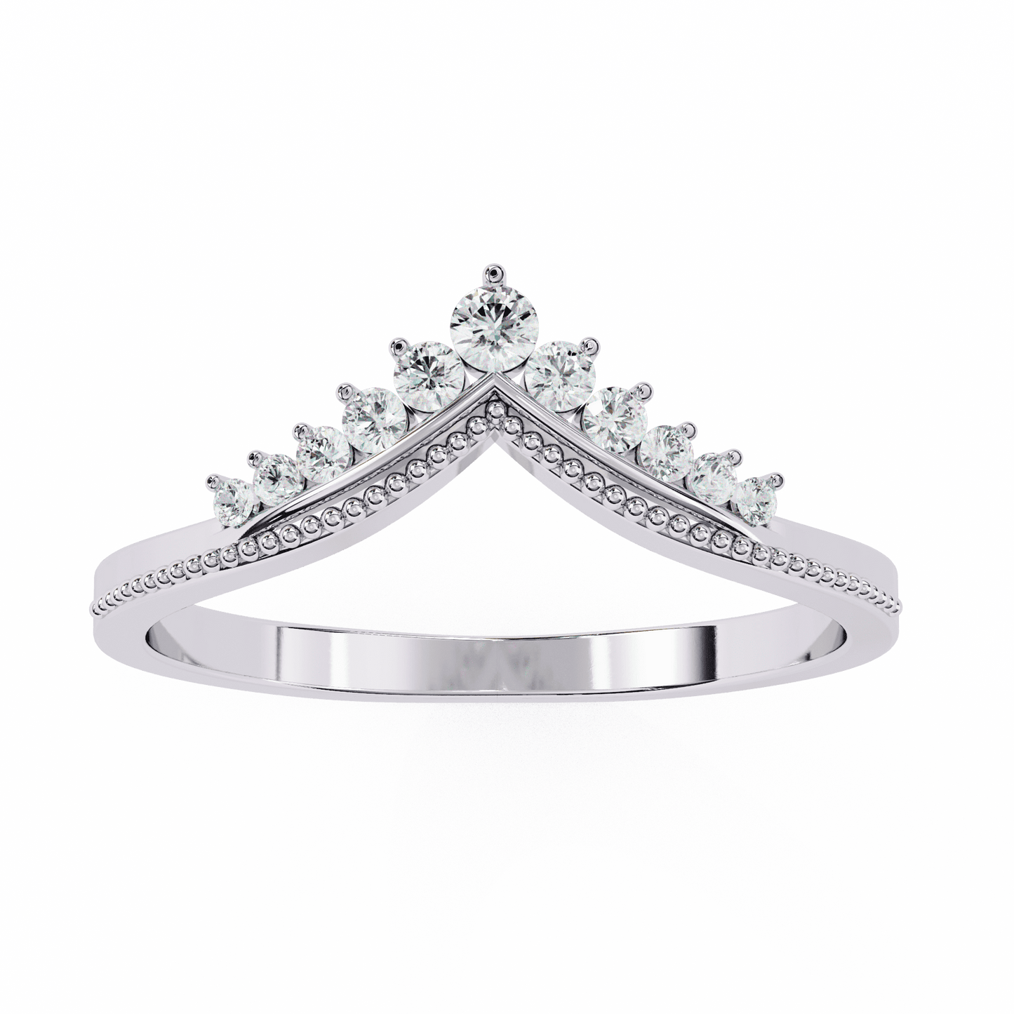 Crown Stars Diamond Band