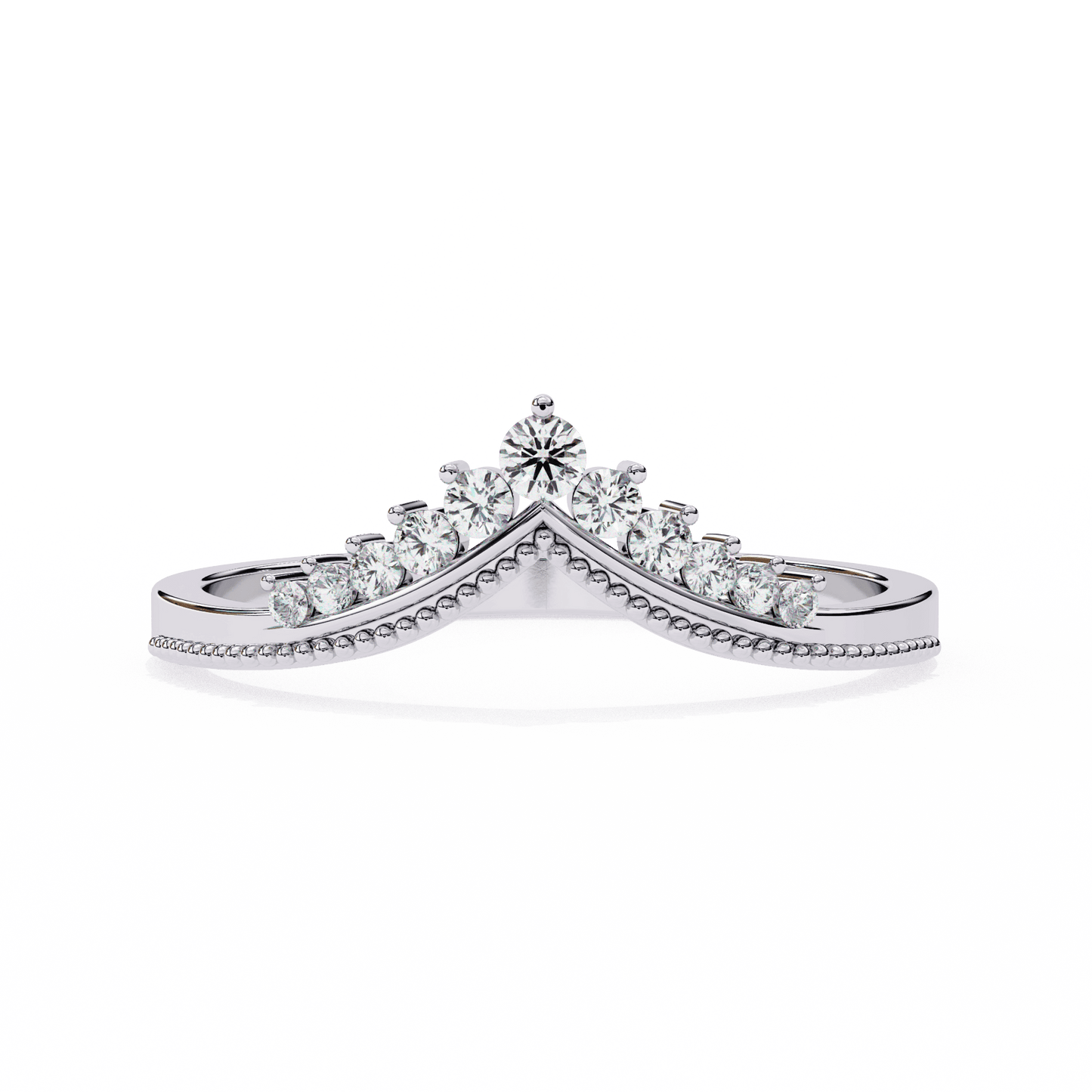 Crown Stars Diamond Band