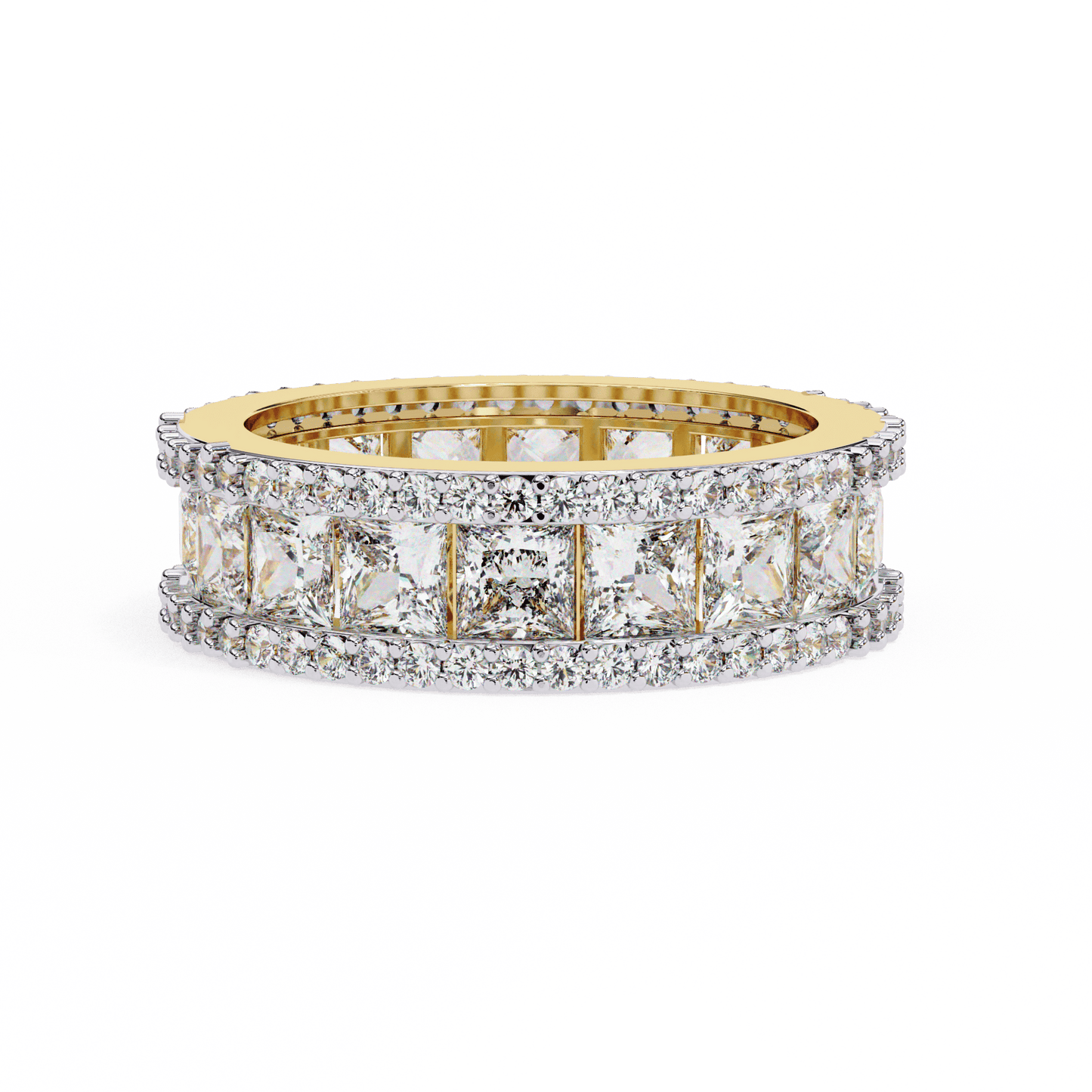 Band of Honor Princess Diamonds Ring