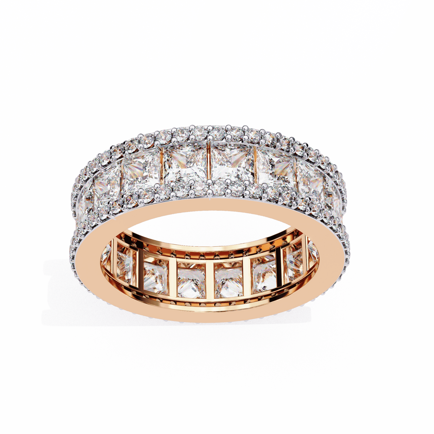 Band of Honor Princess Diamonds Ring