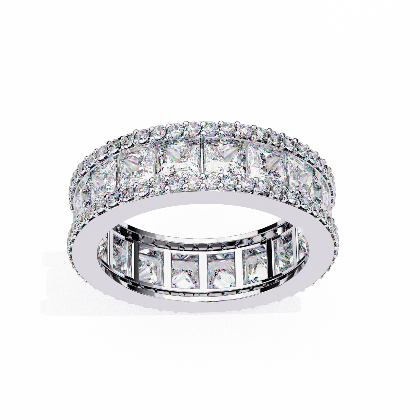 Band of Honor Princess Diamonds Ring