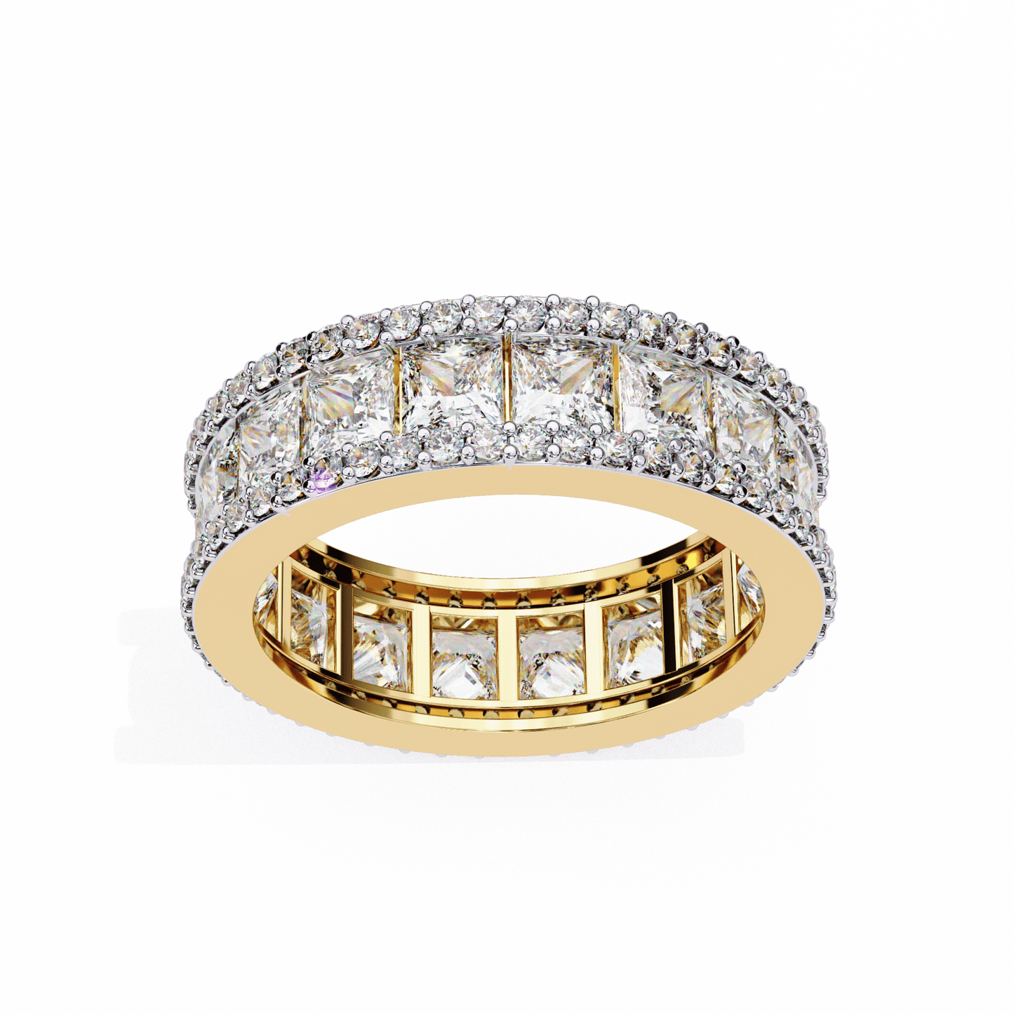 Band of Honor Princess Diamonds Ring