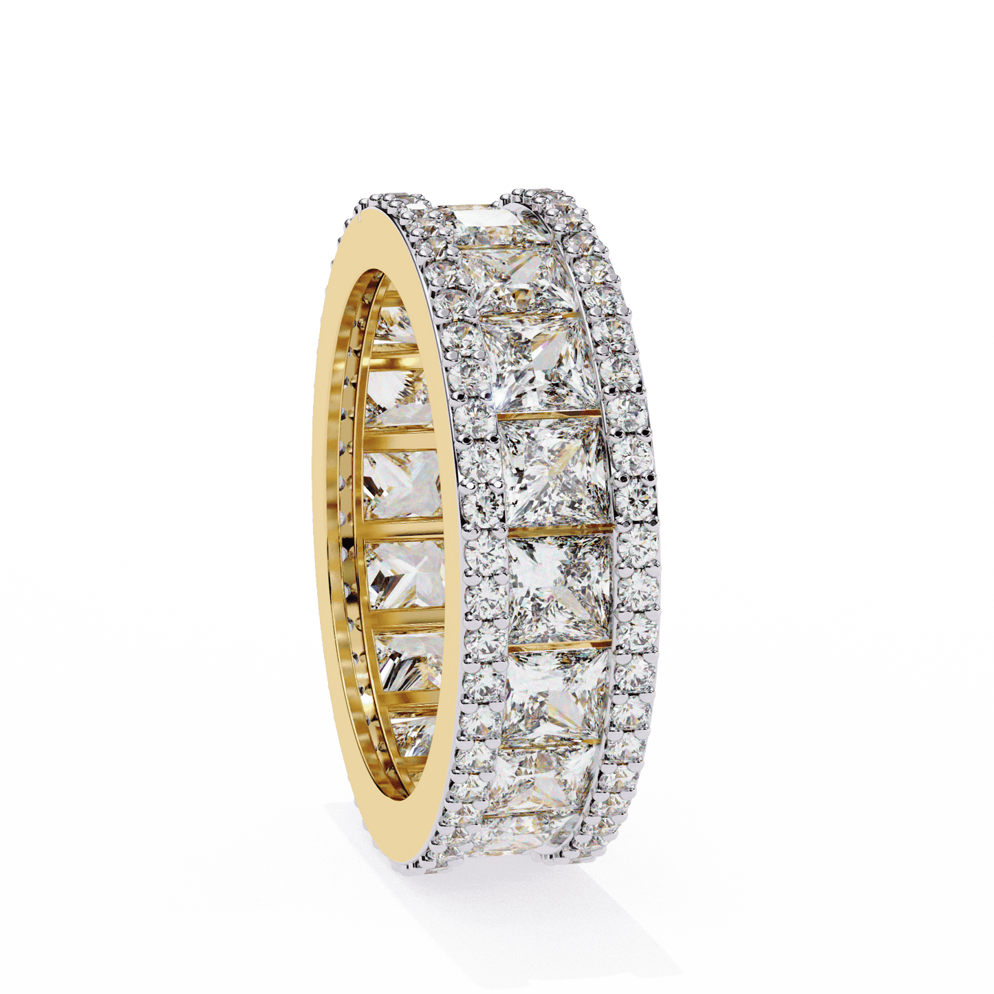 Band of Honor Princess Diamonds Ring