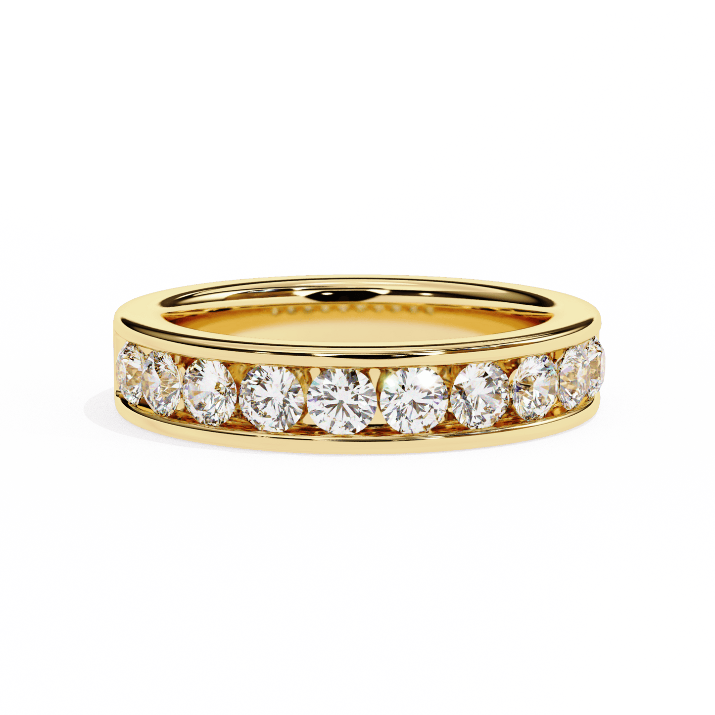 Star Studded Diamond Band Ring