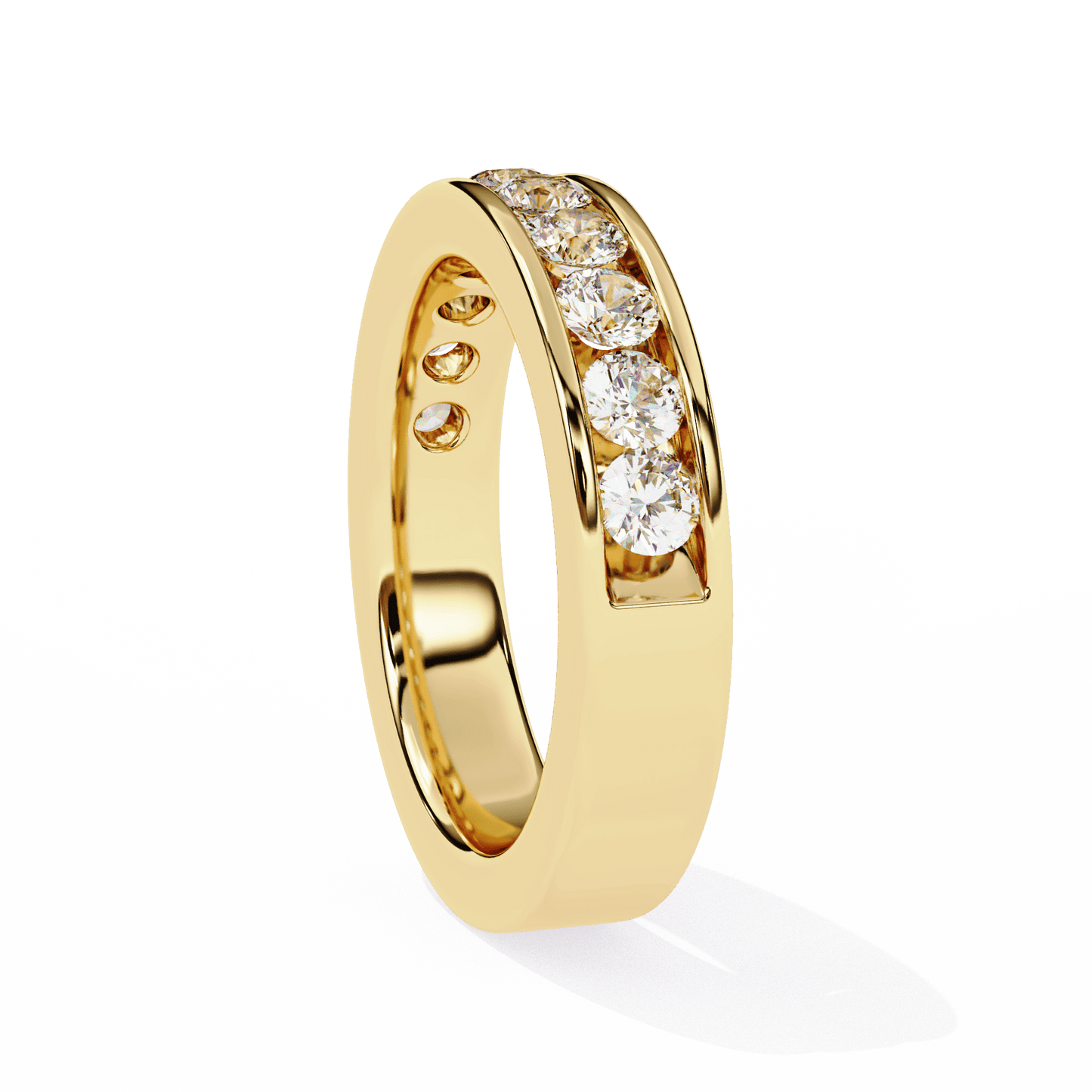 Star Studded Diamond Band Ring