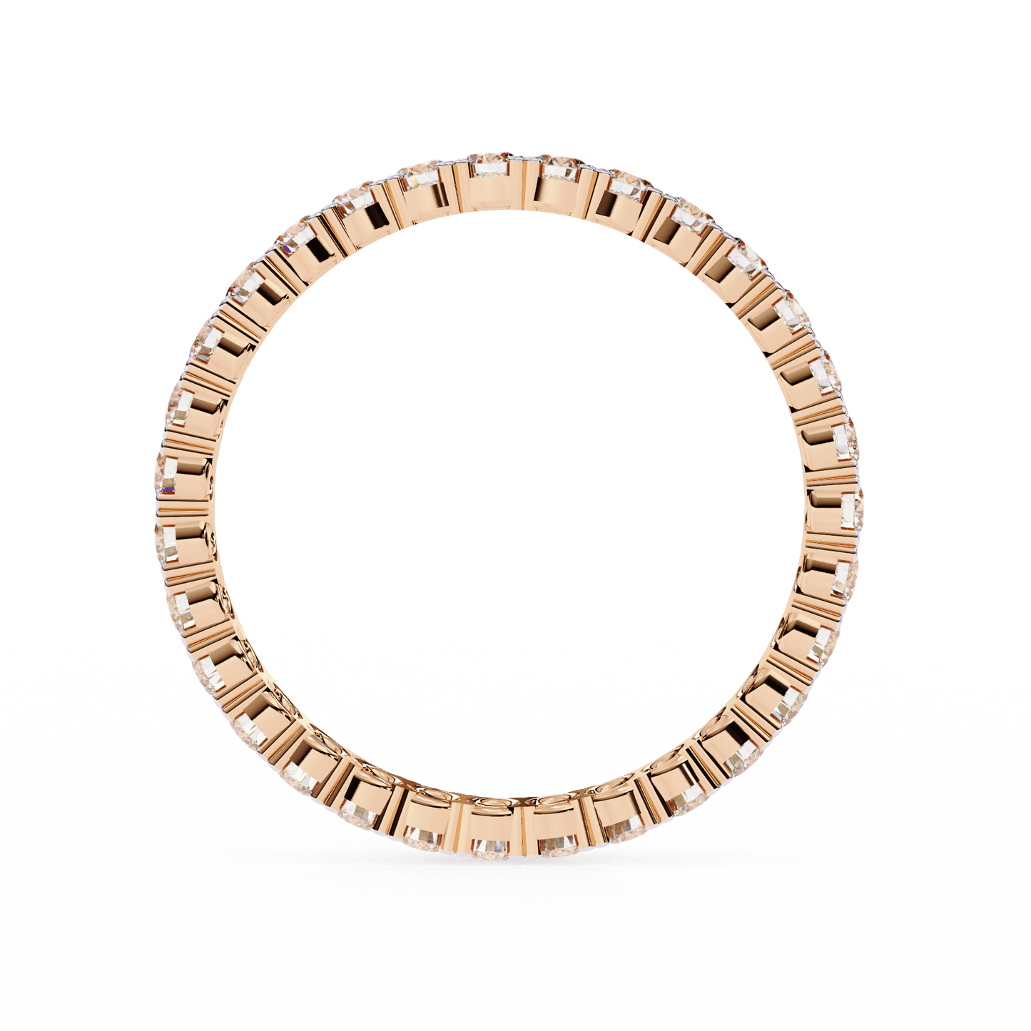 0.99 Carat Round Diamonds Eternity Band