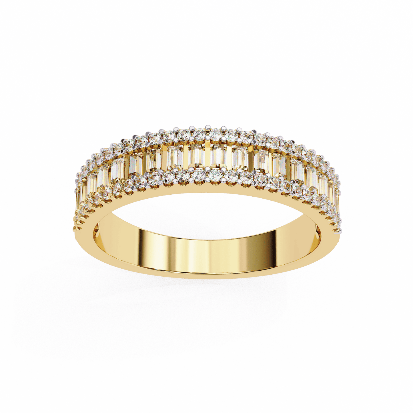 Stunning Fance Diamonds Band