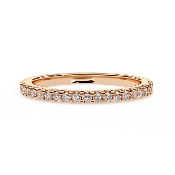Half eternity Stackable Diamond Band