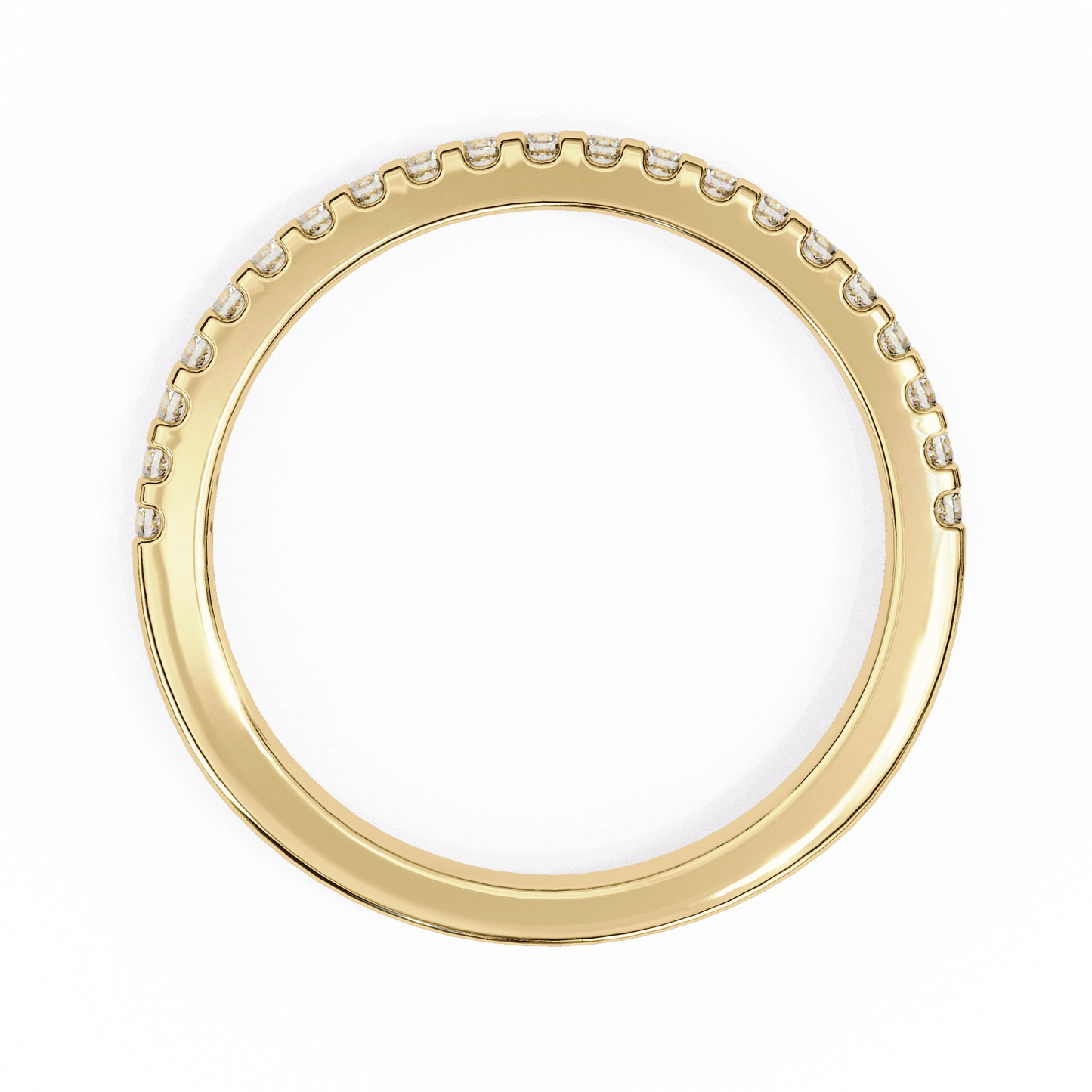 Half eternity Stackable Diamond Band