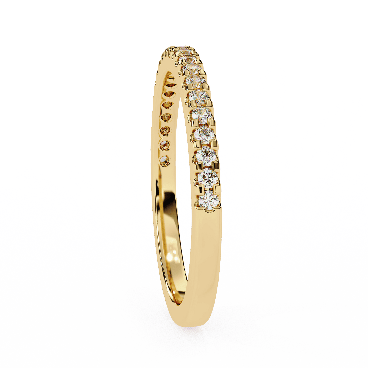 Half eternity Stackable Diamond Band