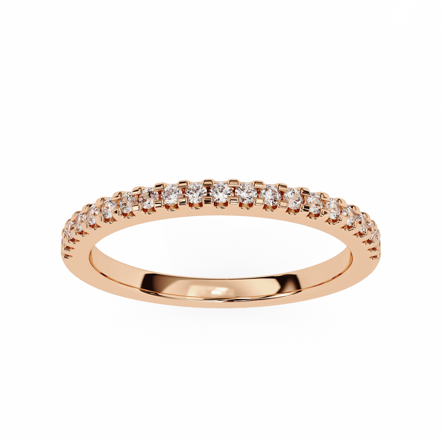 Half eternity Stackable Diamond Band