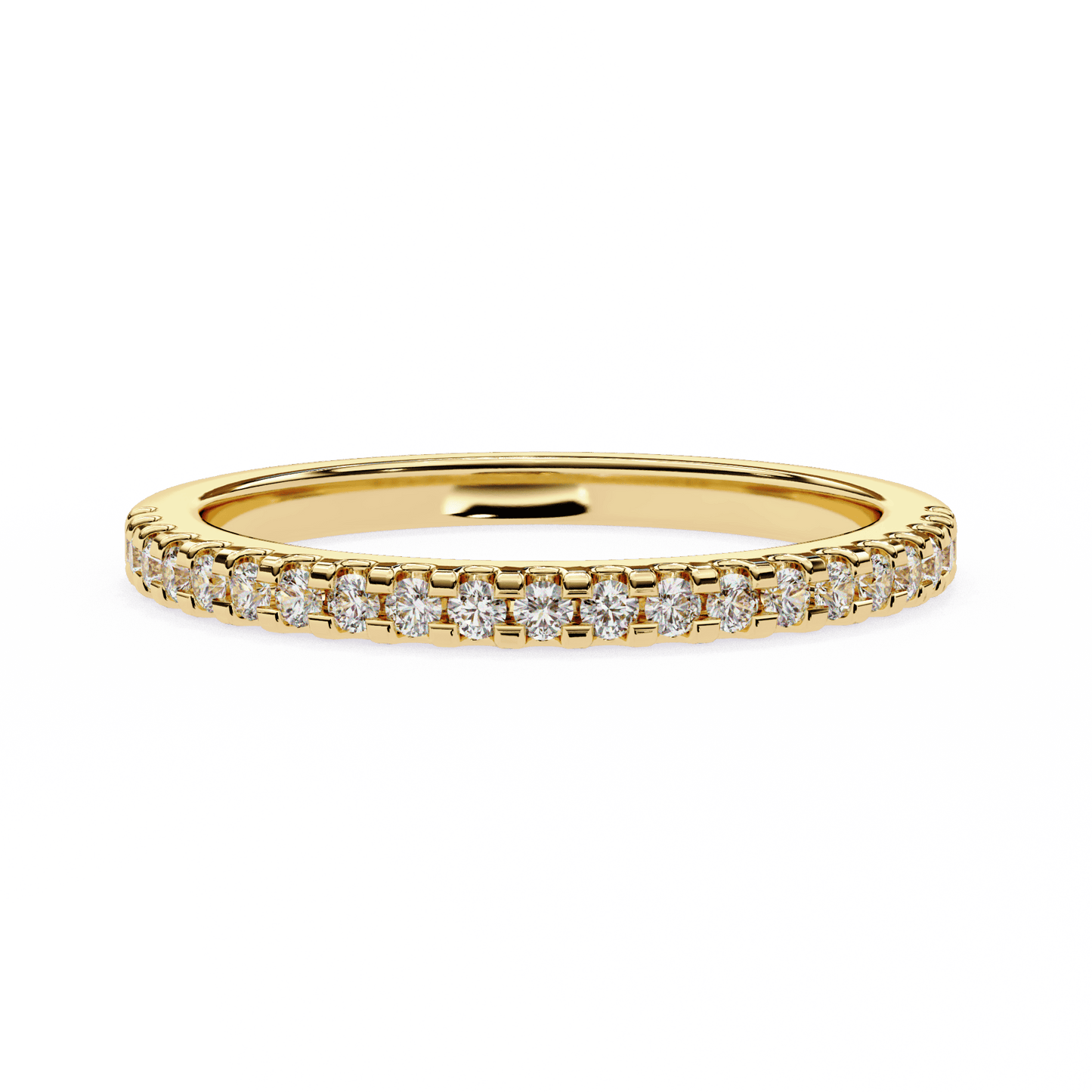 Half eternity Stackable Diamond Band