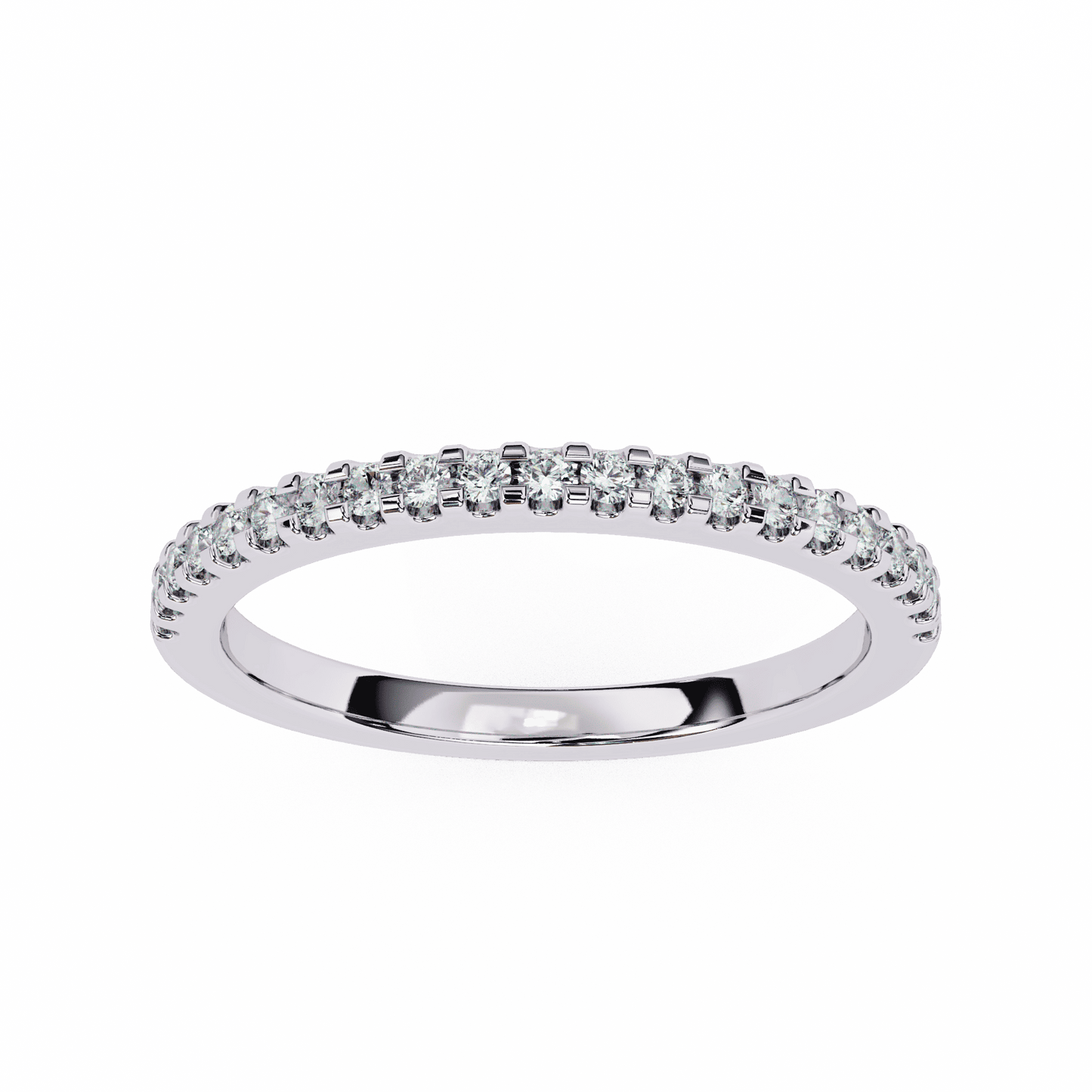 Half eternity Stackable Diamond Band