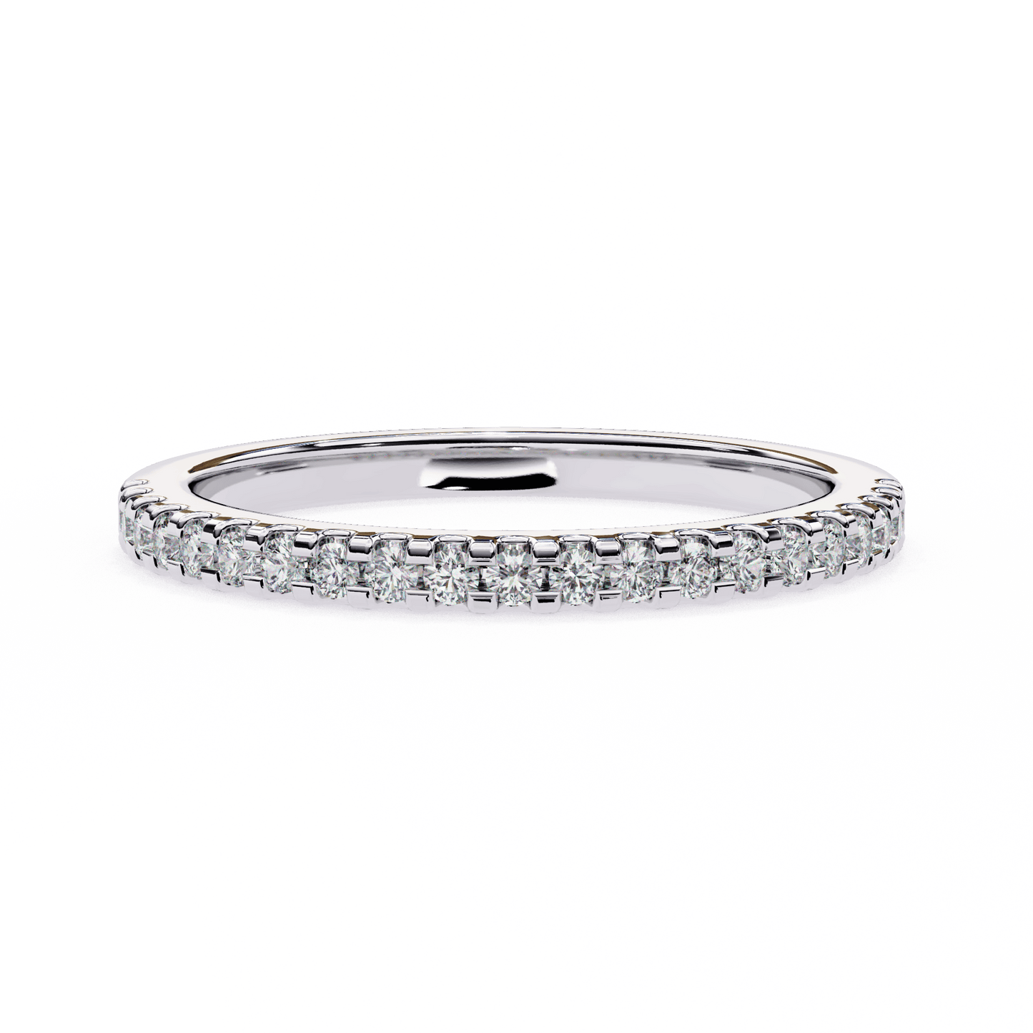 Half eternity Stackable Diamond Band