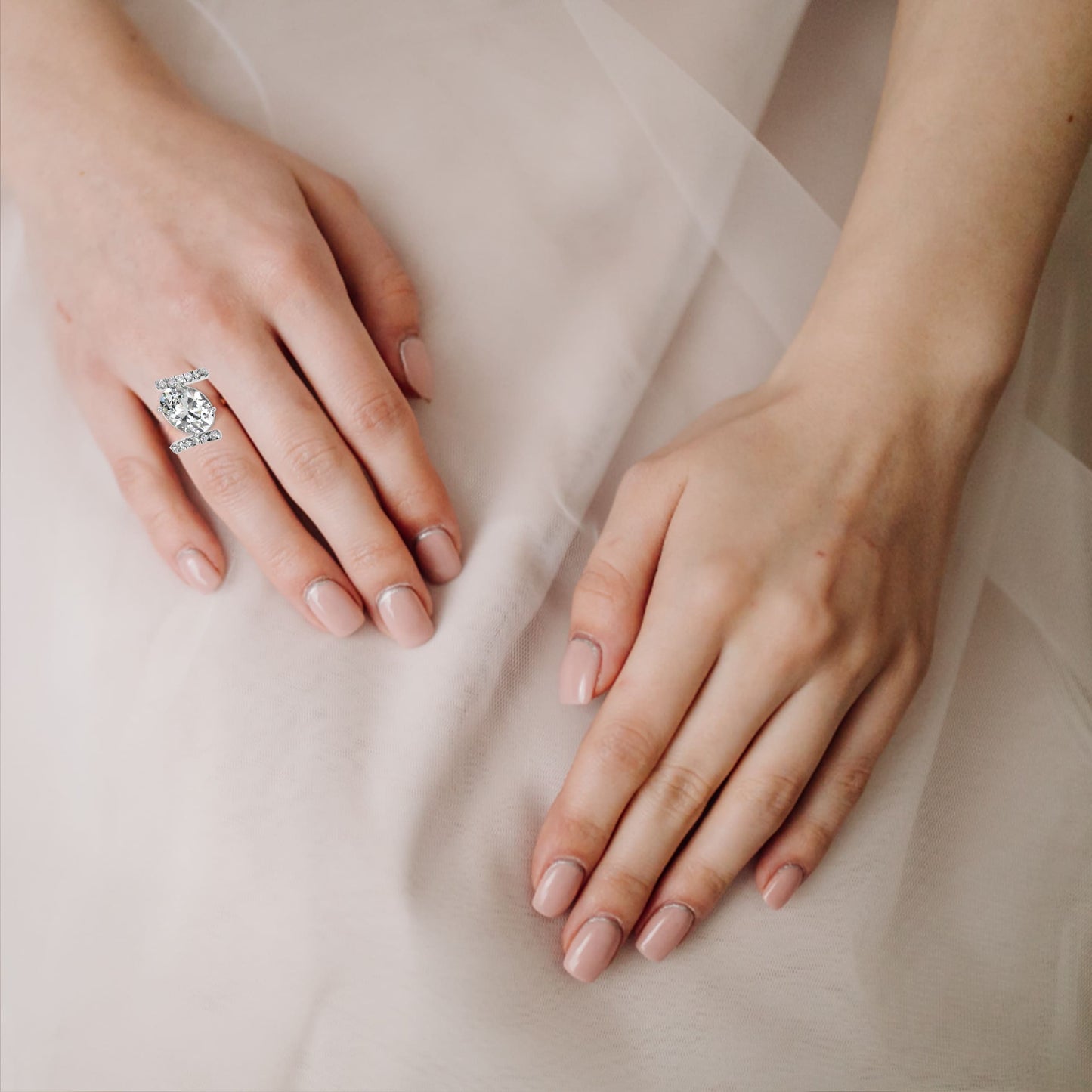 Oval and Bold 2.22 Carat solitaire Ring