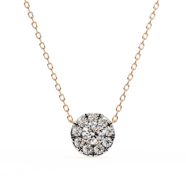 Cocktail Round Diamonds Pendant