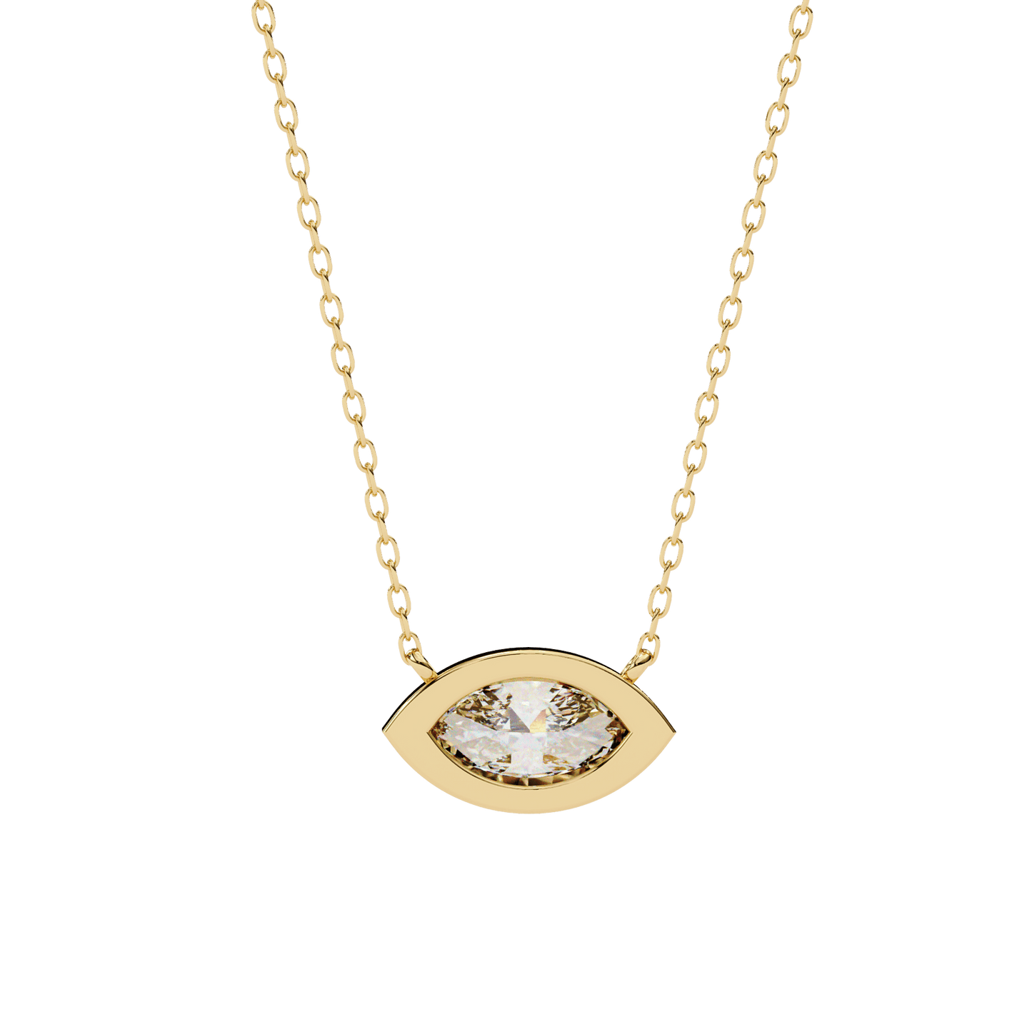 0.68 Carat Marquise Solitaire Pendant