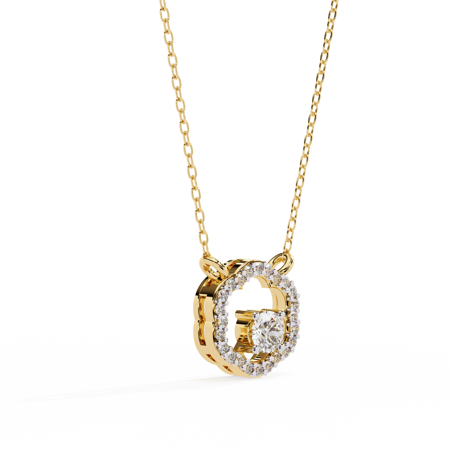 Dazzling Dot Diamond Pendant