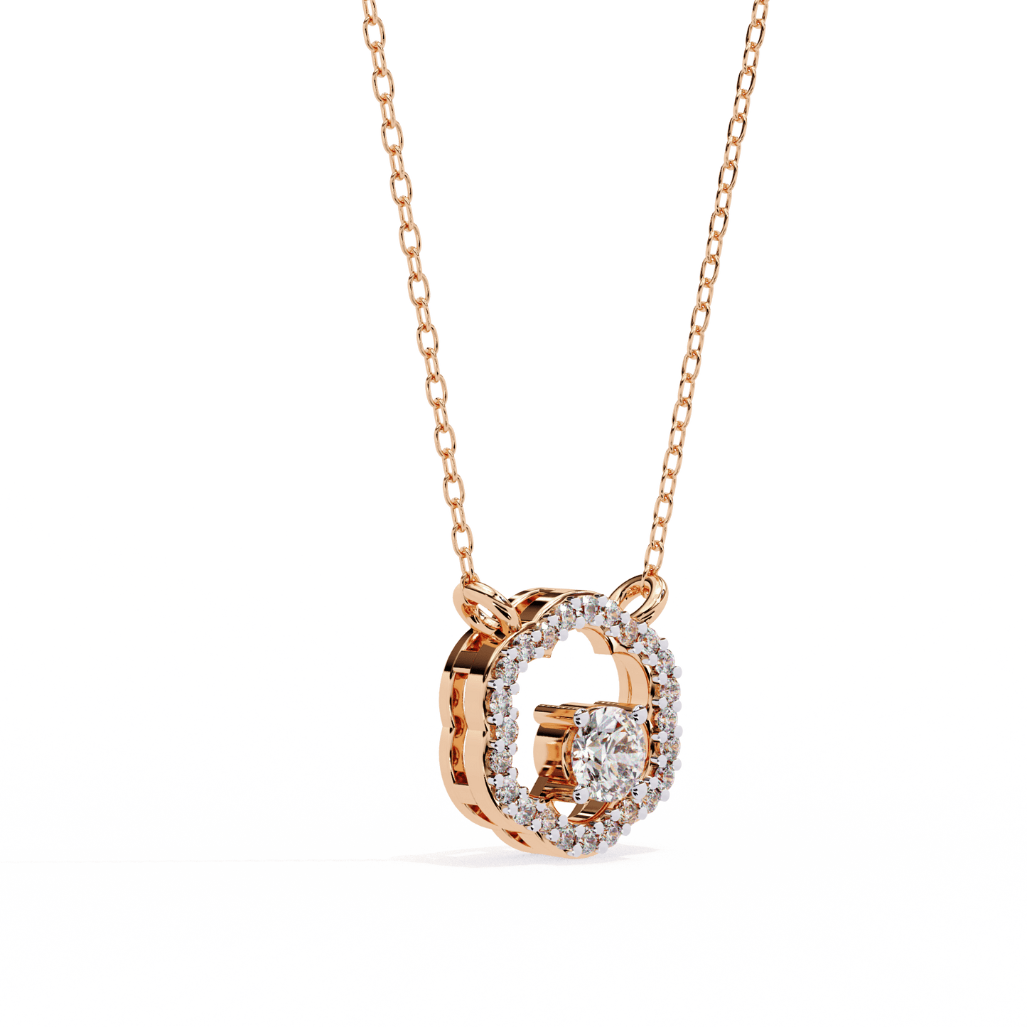 Dazzling Dot Diamond Pendant