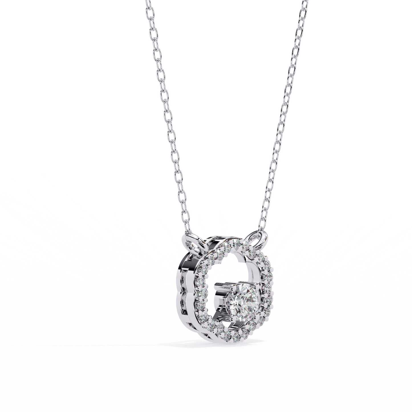 Dazzling Dot Diamond Pendant
