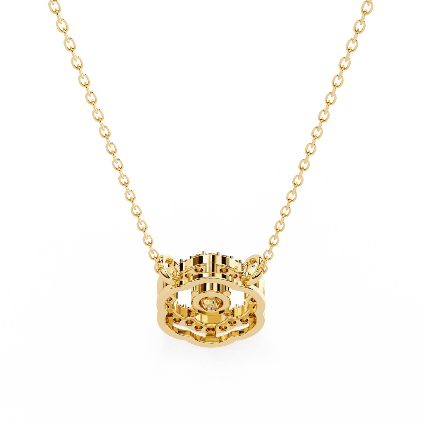 Dazzling Dot Diamond Pendant