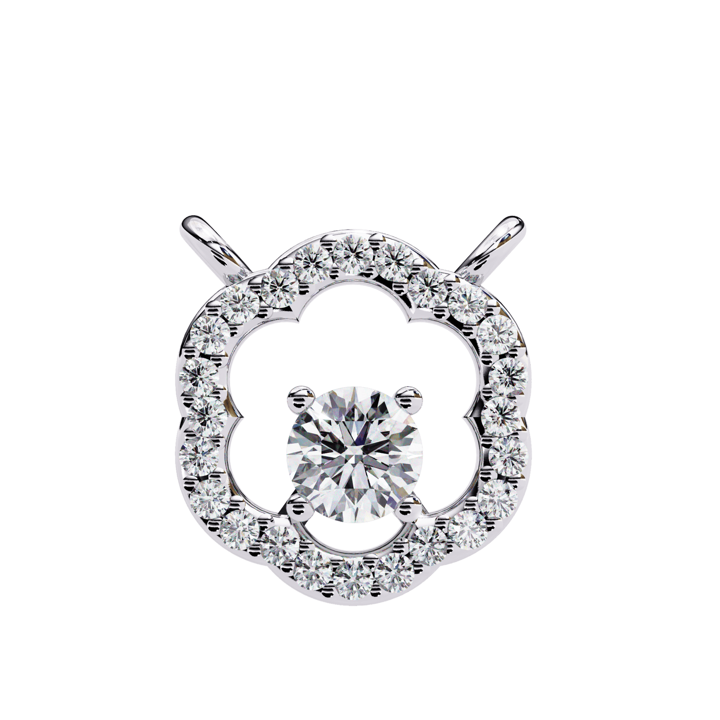Dazzling Dot Diamond Pendant
