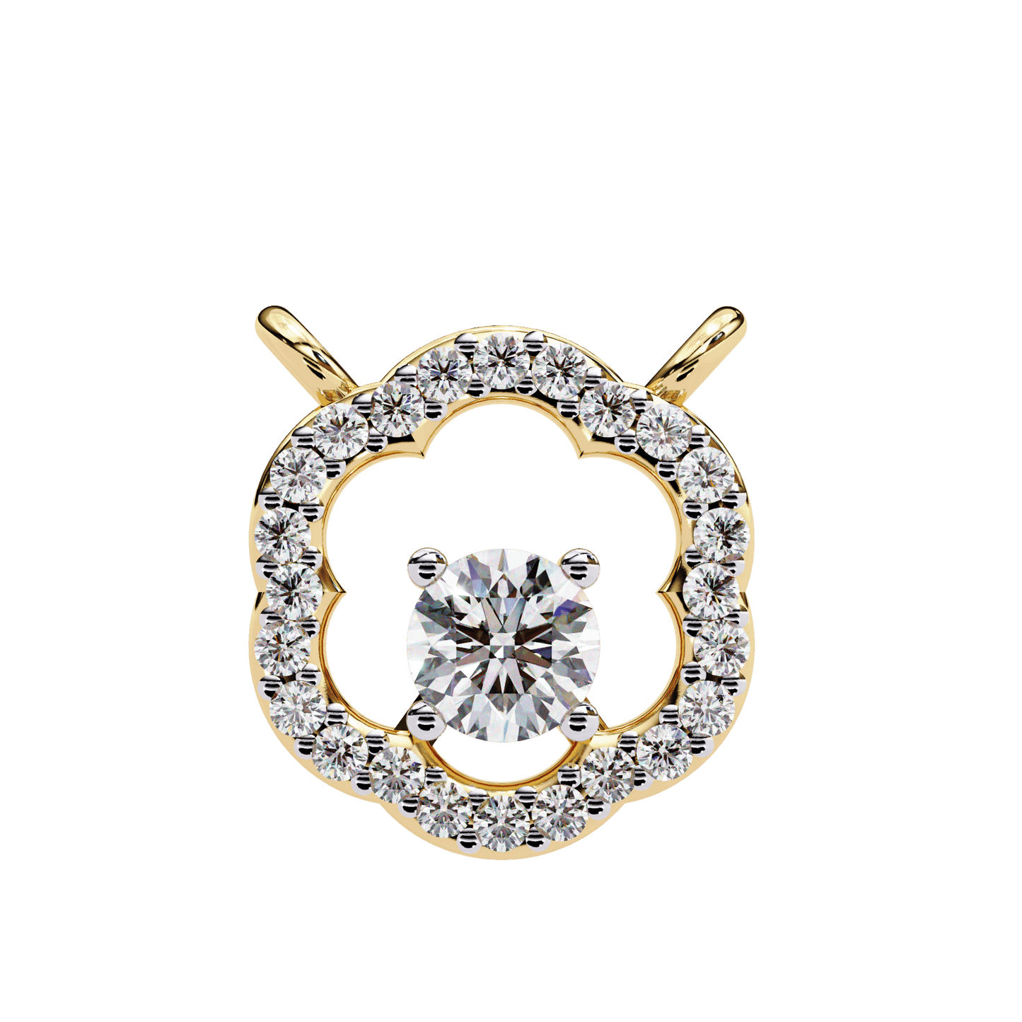 Dazzling Dot Diamond Pendant