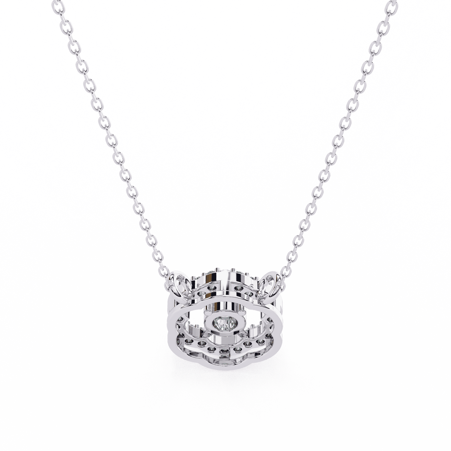 Dazzling Dot Diamond Pendant