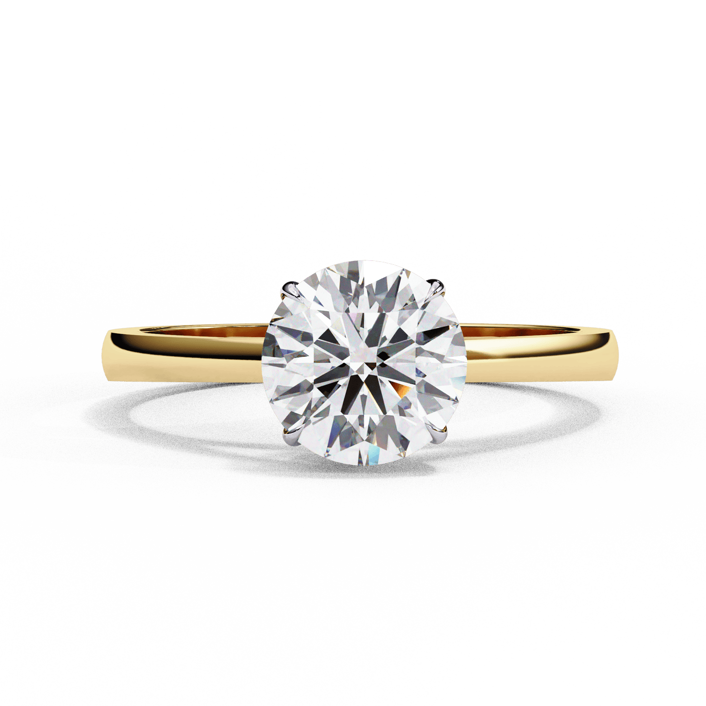 Daily Bling Round 1.3 Ct Solitaire Ring