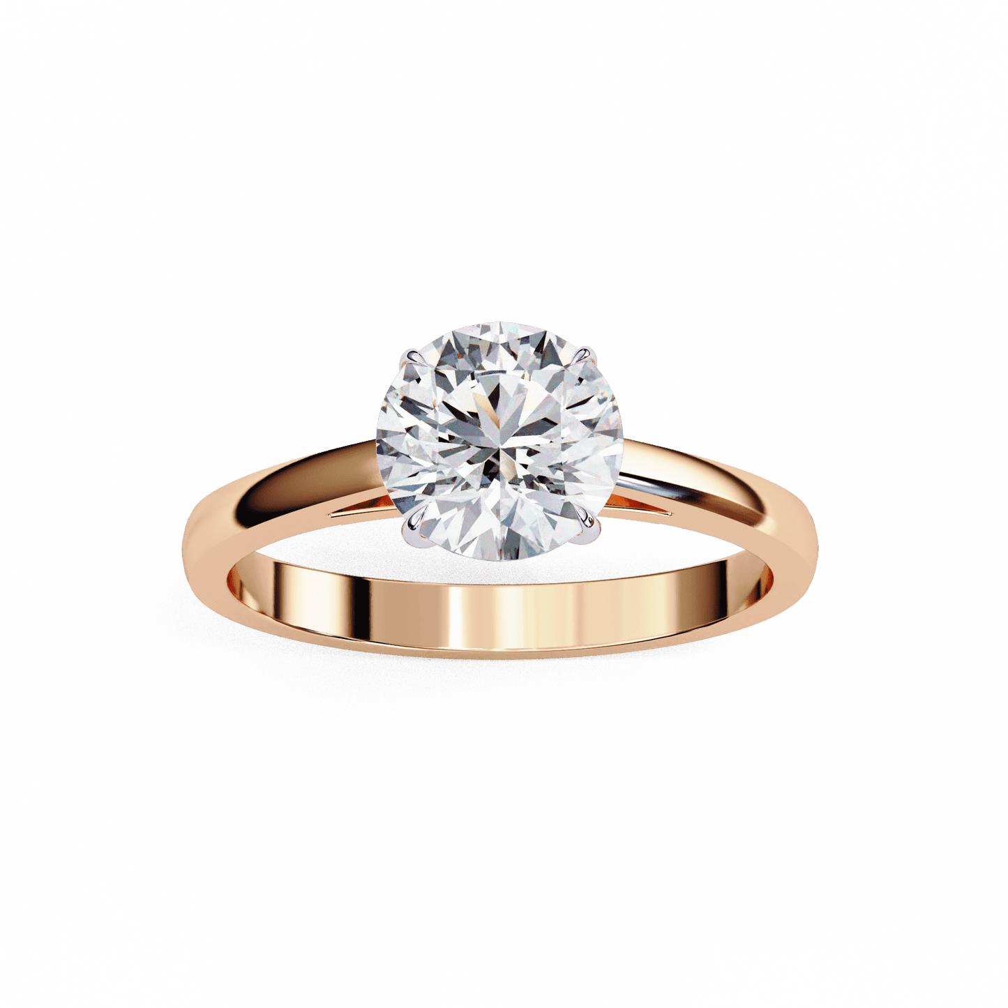 Daily Bling Round 1.3 Ct Solitaire Ring