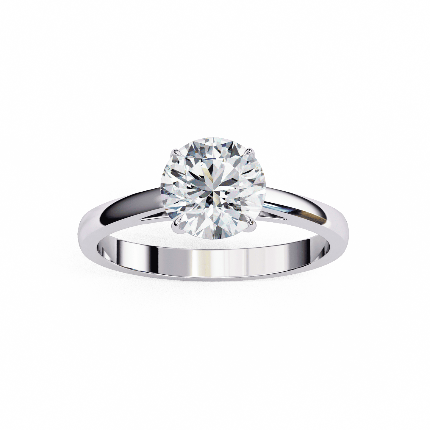 Daily Bling Round 1.3 Ct Solitaire Ring