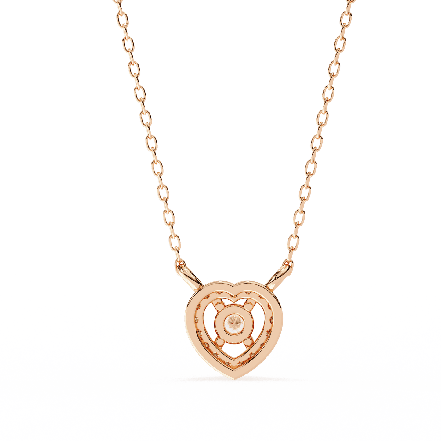 Centre of Heart Diamond Pendant