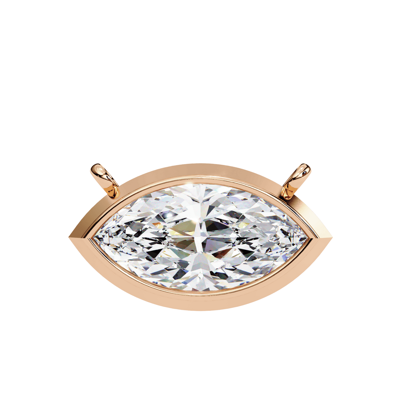 0.68 Carat Marquise Solitaire Pendant