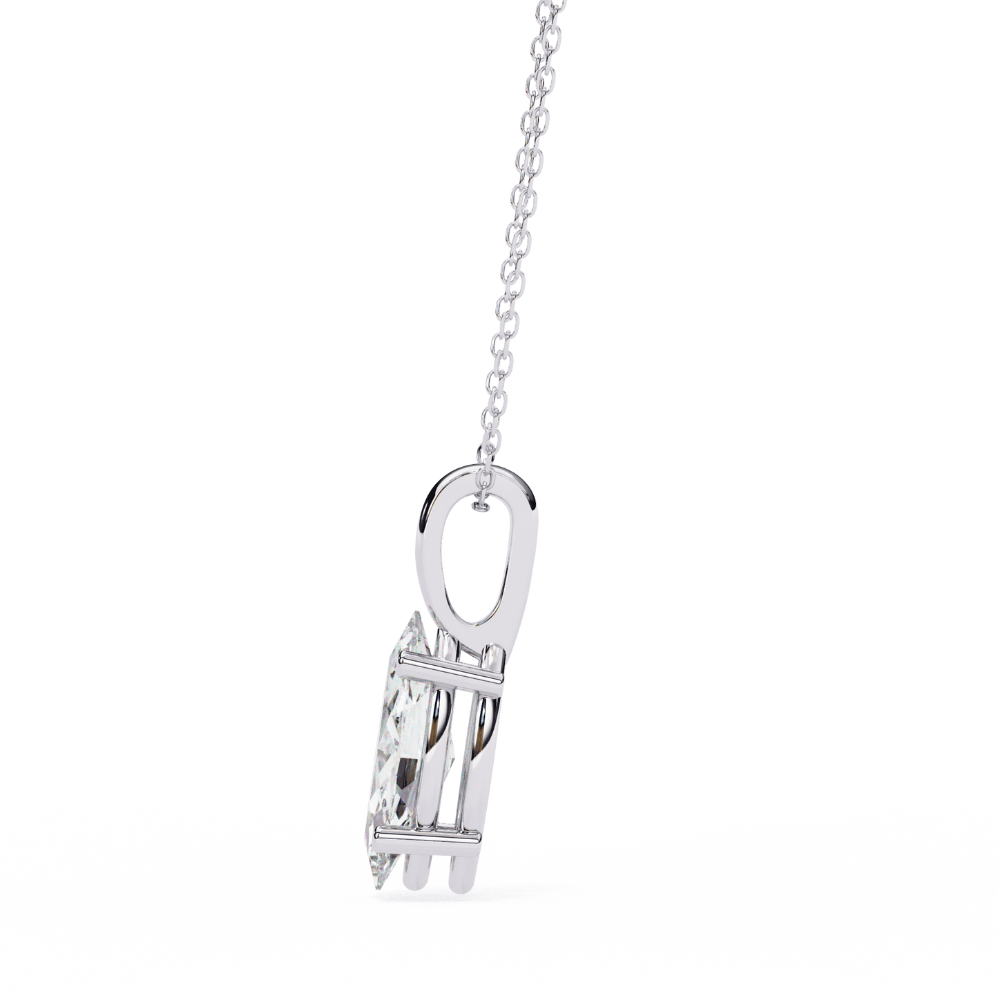 0.93 Carat Marquise Solitaire Pendant